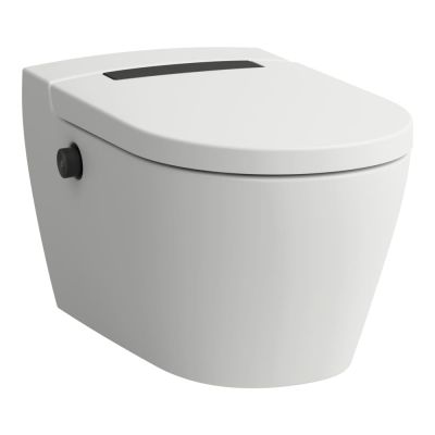 Laufen Cleanet Auria toaleta myjąca wisząca bez kołnierza ze spłukiwaniem wirowym biała H8208417650001