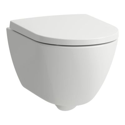 Laufen Pro X miska WC wisząca bez kołnierza ze spłukiwaniem wirowym biały połysk H8208630000001