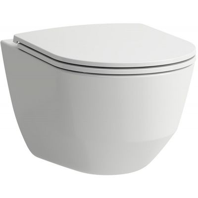 Laufen Pro A miska WC wisząca Rimless z deską wolnoopadającą Slim biała H8669560000001