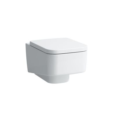 Zestaw Laufen Pro S miska WC z deską wolnoopadającą i stelaż podtynkowy Lis z przyciskiem spłukującym białym (H8209620000001, H8919610000001, H8946600000001, H8956610000001)