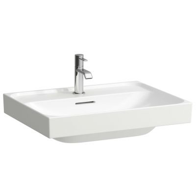 Laufen Meda umywalka 60x46 cm prostokątna ścienna-meblowa biała H8101134001041