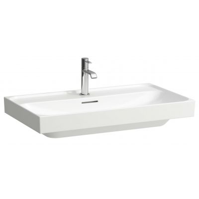 Laufen Meda umywalka 80x46 cm prostokątna ścienna-meblowa biała H8101170001091