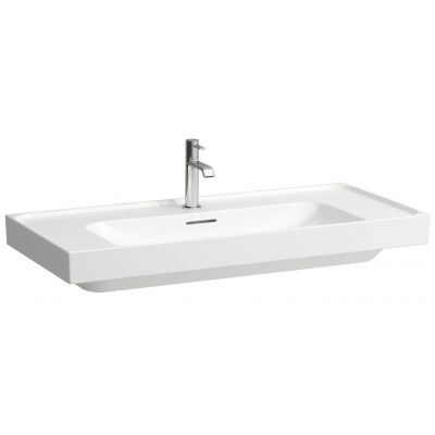 Laufen Meda umywalka 100x46 cm prostokątna ścienna-meblowa biała H8101190001041