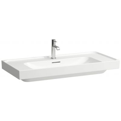 Laufen Meda umywalka 100x46 cm prostokątna ścienna-meblowa biała H8101190001091
