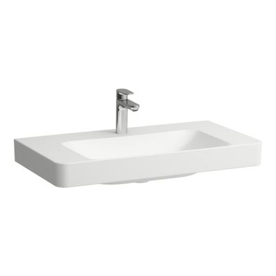 Laufen Pro X umywalka 85x46,5 cm prostokątna ścienna-meblowa biały mat H8108677571091