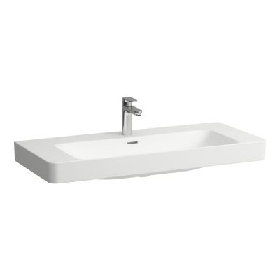 Laufen Pro X umywalka 105x46,5 cm prostokątna ścienna-meblowa biały mat H8108697571091