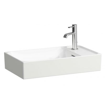 Laufen Meda umywalka 60x35 cm prostokątna nablatowa biała H8121130001141