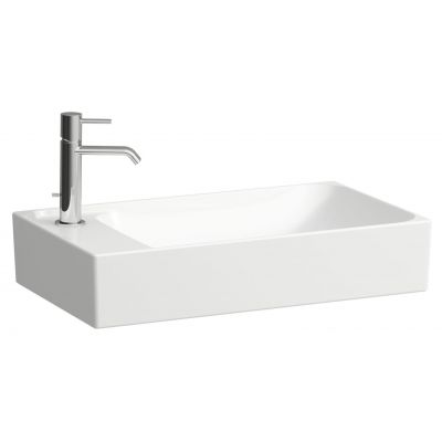 Laufen Meda umywalka 60x35 cm prostokątna nablatowa biały mat H8121137571051