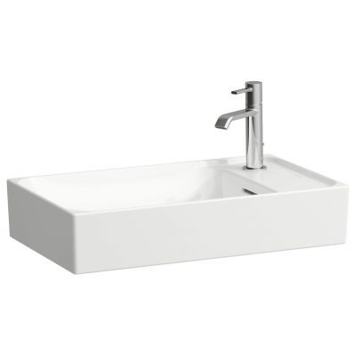 Laufen Meda umywalka 60x35 cm prostokątna nablatowa biały mat H8121137571121