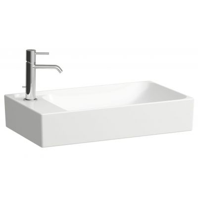 Laufen Meda umywalka 60x35 cm prostokątna nablatowa biały mat H8121137571131