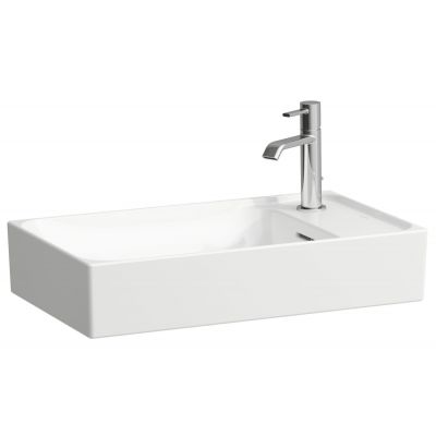 Laufen Meda umywalka 60x35 cm prostokątna nablatowa biały mat H8121137571141