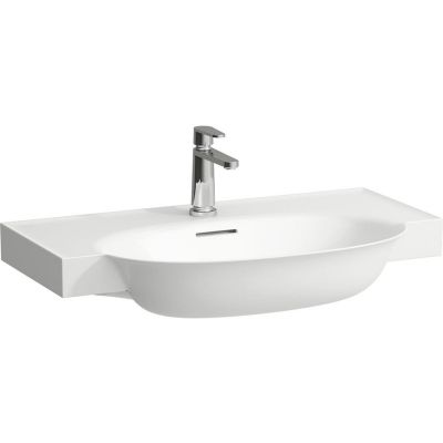 Laufen The New Classic umywalka 80x48 cm półokrągła ścienna-meblowa biała H8138557571041