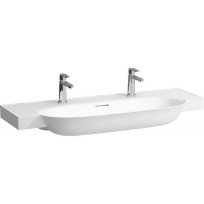 Laufen The New Classic umywalka 120x48 cm półokrągła ścienna-meblowa biała H8138584001071