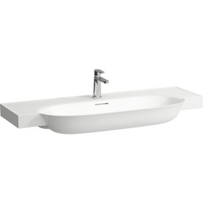 Laufen The New Classic umywalka 120x48 cm półokrągła ścienna-meblowa biała H8138584001091