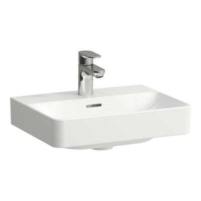 Laufen Pro X umywalka 45x34 cm prostokątna ścienna-meblowa biała H8158610001041