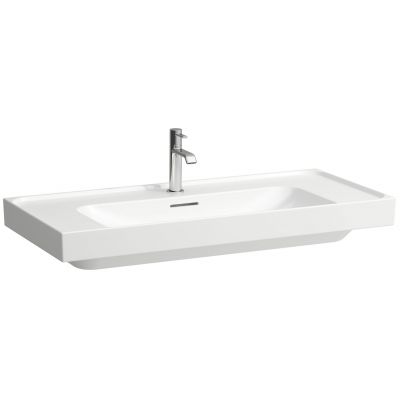 Laufen Meda umywalka 100x46 cm prostokątna ścienna biała H8161197571041