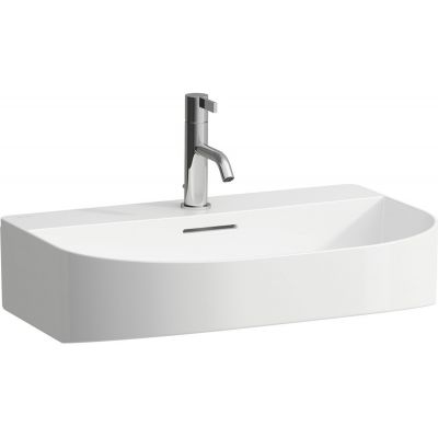 Laufen Sonar umywalka 60x42 cm półokrągła ścienna biała H8163424001041