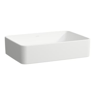 Laufen Savoy umywalka 55x38 cm prostokątna nablatowa biały mat H8169447571091