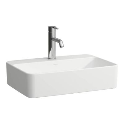 Laufen Savoy umywalka 55x38 cm prostokątna nablatowa biały mat H8169457571111