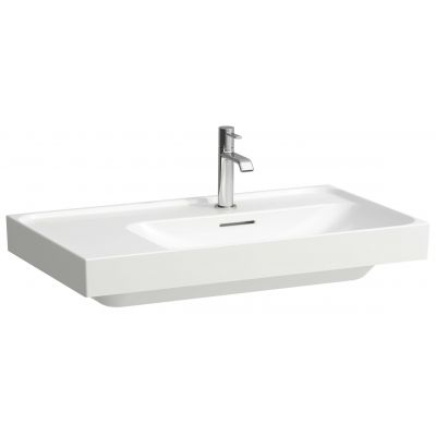 Laufen Meda umywalka 80x46 cm prostokątna ścienna-meblowa biała H8171150001041