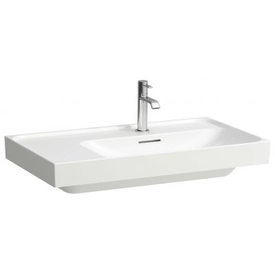 Laufen Meda umywalka 80x46 cm prostokątna ścienna-meblowa biała H8171150001091