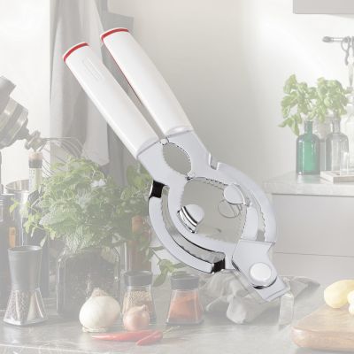 Leifheit otwieracz do słoików i butelek biały-stal 3135