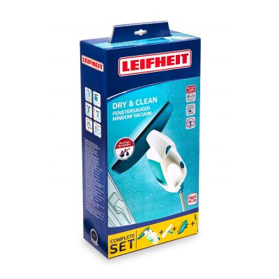 Leifheit Dry&Clean odkurzacz do szyb z akcesoriami 51016