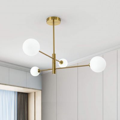 Light Prestige Dorado lampa podsufitowa 4x40 W biała-złota LP-002/4P