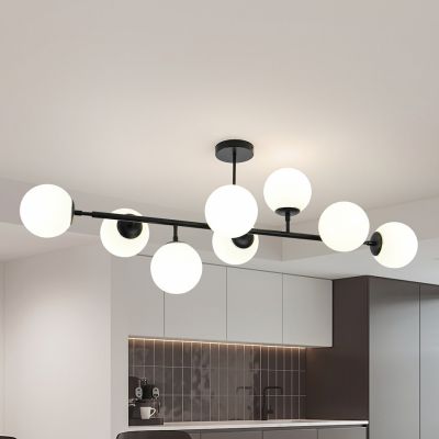 Light Prestige Dorado lampa podsufitowa 8x40W czarna LP-002/8PBK
