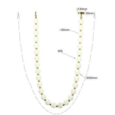 Light Prestige Dorado Rope lampa wisząca 1x26 W złota LP-002/3M CCT