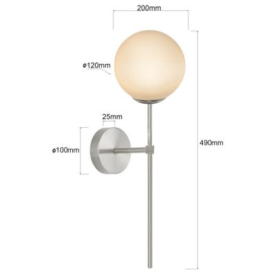 Light Prestige Piruleta kinkiet 1x5 W chrom LP-008/1W CH