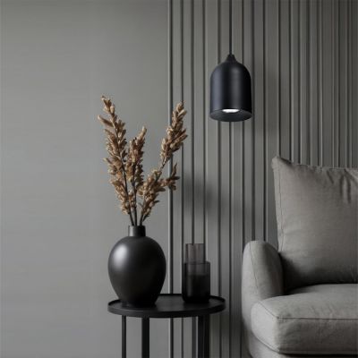 Light Prestige Nilo lampa wisząca 1x8 W czarna LP-0110/1P BK