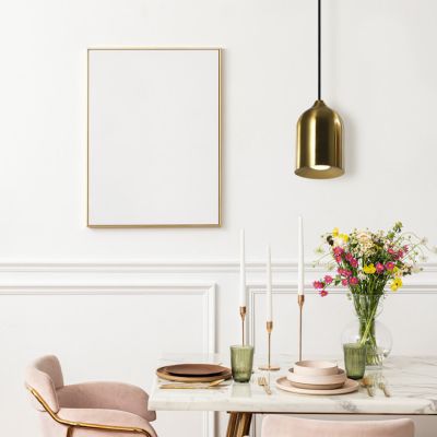 Light Prestige Nilo lampa wisząca 1x8 W złota LP-0110/1P GD