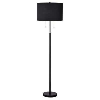Light Prestige Fogo lampa stojąca 2x15 W czarna LP03042FBK
