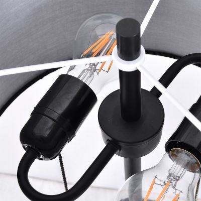 Light Prestige Fogo lampa stojąca 2x15 W czarna LP03042FBK