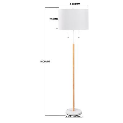 Light Prestige Fogo lampa stojąca 2x15 W biała LP03042FWH