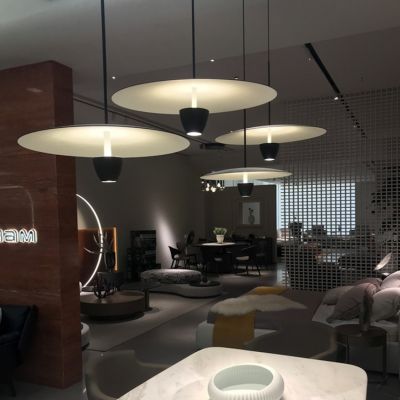 Light Prestige Ufo lampa wisząca 2x8 W czarna LP-0408/1P S BK