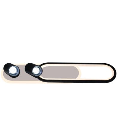 Light Prestige Parma lampa podsufitowa 2x5 W i 1x18 W czarna LP-0612/2CLBK