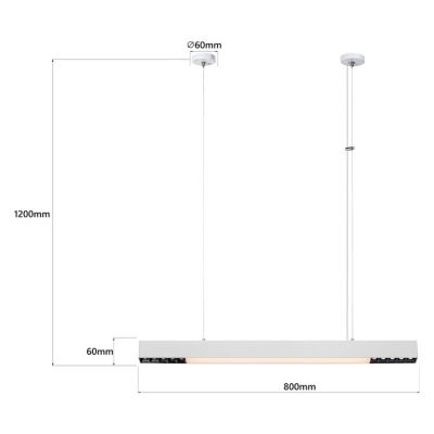 Light Prestige Cali inteligentna lampa wisząca 1x32 W biała LP13011PMWHSmart