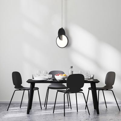 Light Prestige Circlo lampa wisząca 1x8 W czarna LP-1311/1P BK