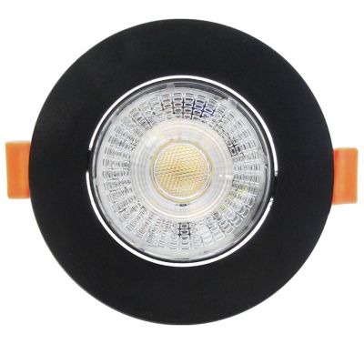Light Prestige Plus lampa do zabudowy 1x7 W czarna LP1506/1RSBK
