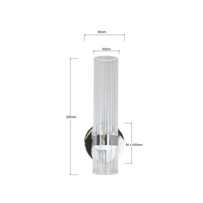 Light Prestige Ambiente kinkiet 1x6 W chrom LP-1510/1WCH