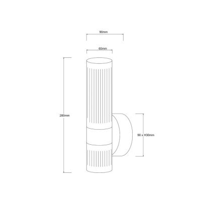 Light Prestige Ambiente kinkiet 1x6 W złoty LP-1510/1WGD