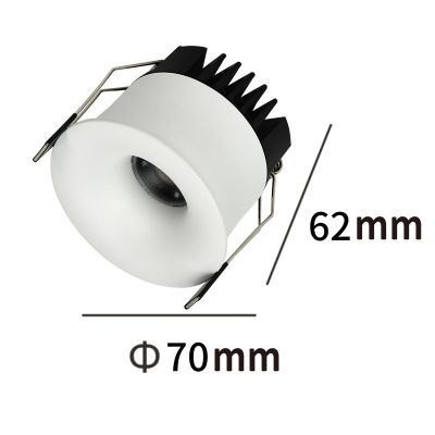 Light Prestige Zyra lampa do zabudowy 1x7 W biała LP-1606/1RS WH