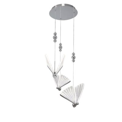 Light Prestige Mariposa lampa wisząca 3x24 W chrom LP17153PCH