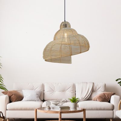 Light Prestige Shella lampa wisząca 1x15 W ratan LP-1806/1P 60cm