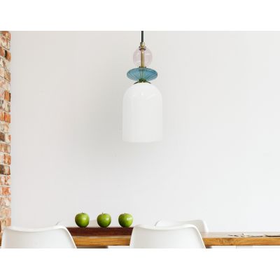 Light Prestige Tropea lampa wisząca 1x15 W biała 2004/1PMWH