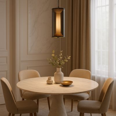 Light Prestige Aeris lampa wisząca 1x25 W czarna LP-2137/2P SM