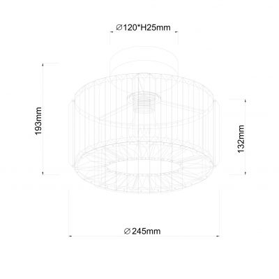 Light Prestige Galactico kinkiet 1x15 W złoty LP-2383/1C GD
