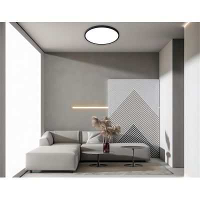 Light Prestige California plafon 1x36 W czarny LP-2505/1C-40 BK